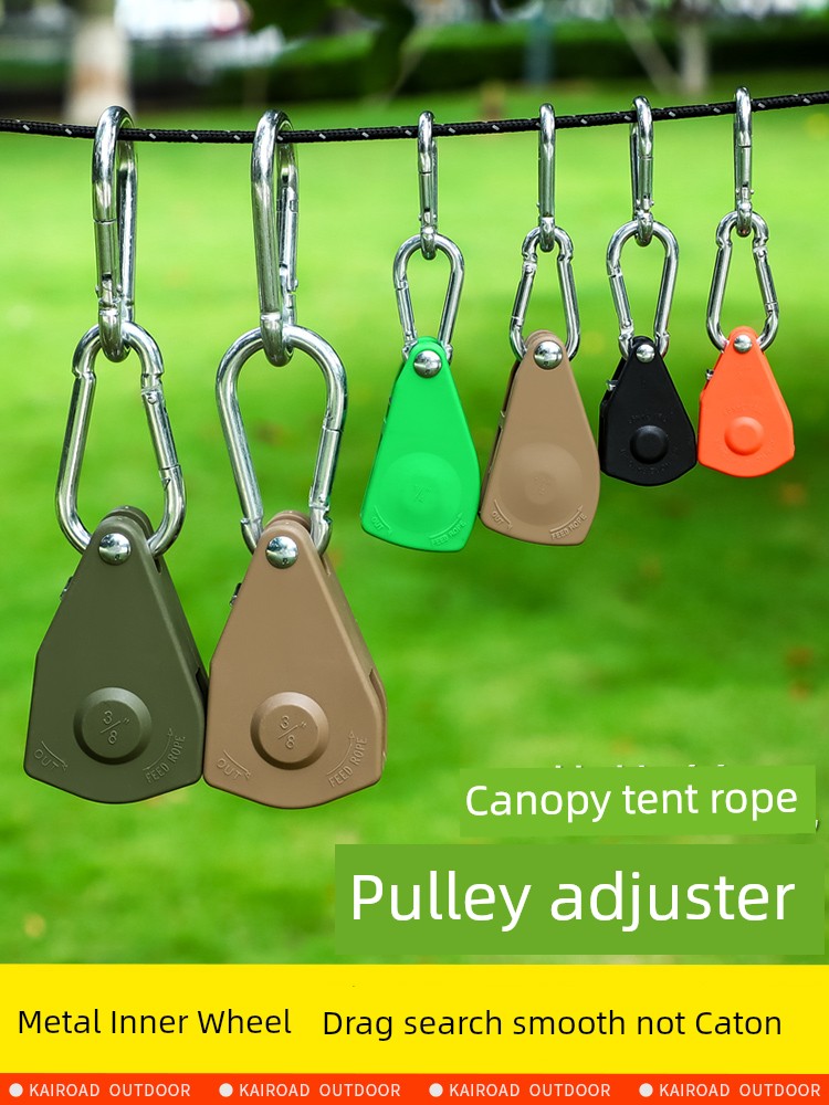 Regulator Hook Camping Tent Rope Pulley Canopy