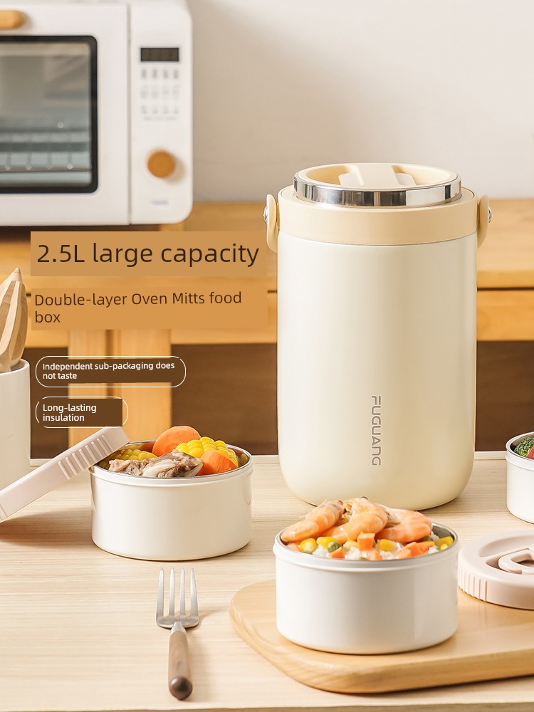 Fuguang Winter Office Worker Stainless Steel Insulated Lunch Box