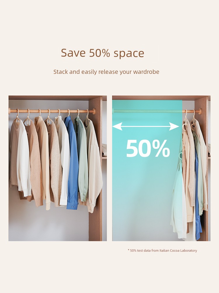 Clothes Rack Household Folding Pants Rack Hanging Clothes Pants Seamless Non-Slip Anti-Shoulder Corner Hanger Thickened Extra Large Clothes Hanger