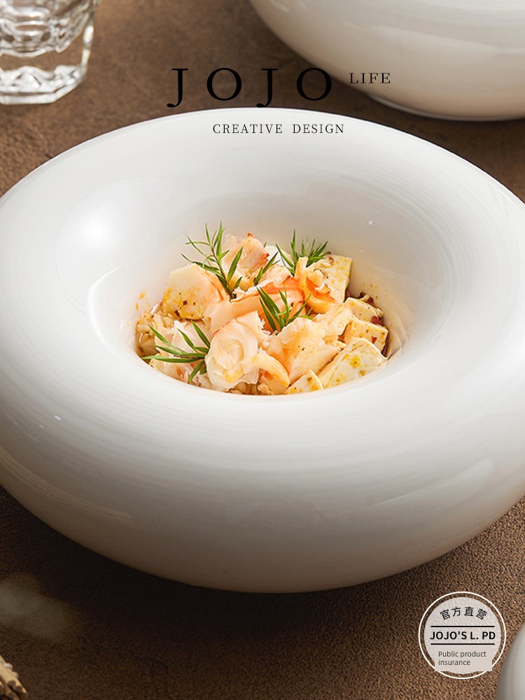 Jojo's L. Pd. See. Artistic Cuisine White Tableware Heated Buffet Platter Upscale Hotel Restaurant | See Hunting