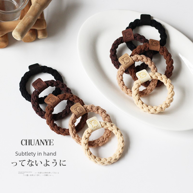 Kawano Bold Brown Hair Bands - Internet Famous