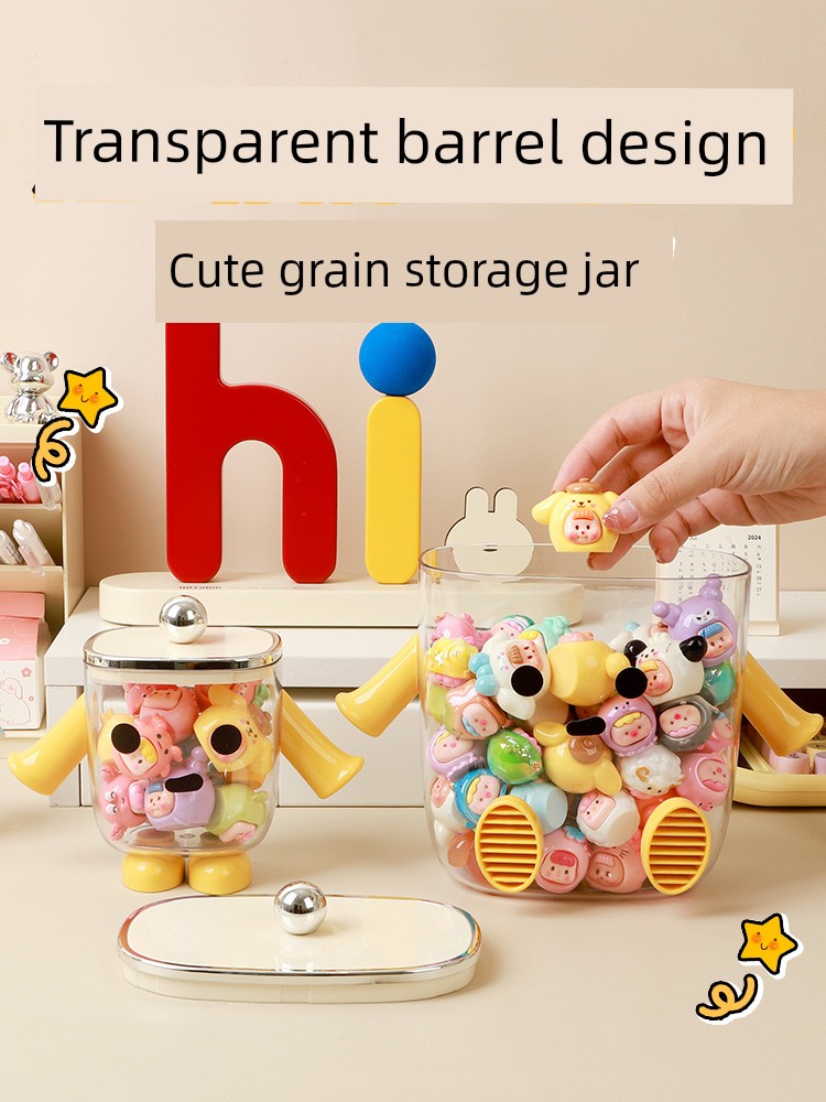 Toy Desktop Storage Bucket Plastic Blind Box Small Lego