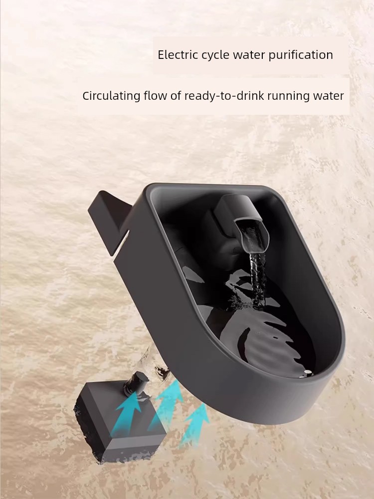 Taige Cat Bowl Dog Bowl Cat Food Holder Cat Food Automatic Pet Feeder Water Dispenser Integrated Pet Drinking Double Bowl