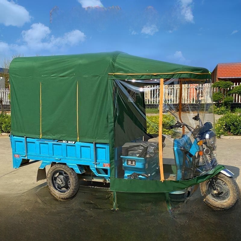Waterproof Oxford Cloth Fully Enclosed Awning Electric Tricycle