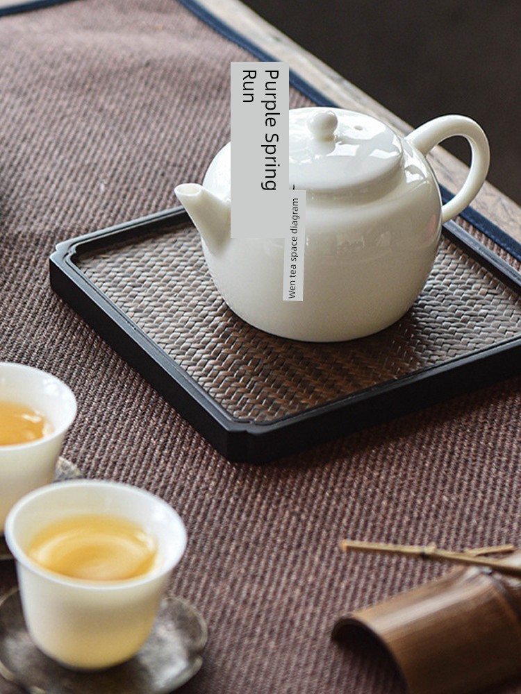Jojo's L. Pd. Ziquan Jian. White Porcelain Fengming Pot Gongfu Teapot For Home Mutton Fat Jade | Industry