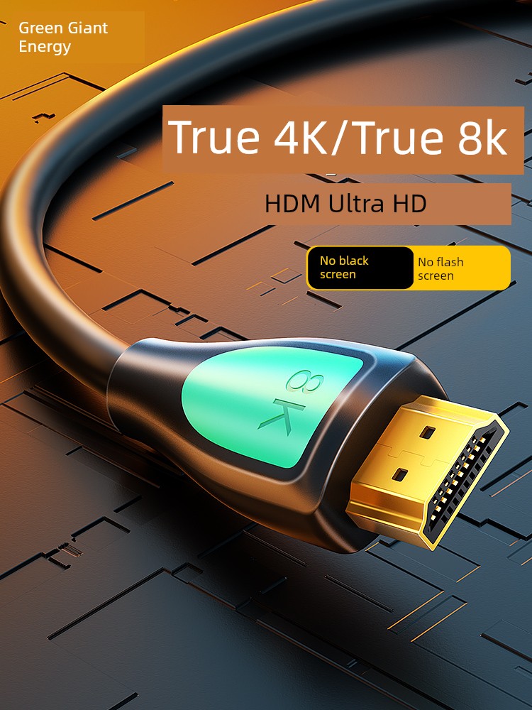 Llano HDMI Cable HDMI Cable 2.0 Computer Monitor TV Set-Top Box Display Video 4K Cable