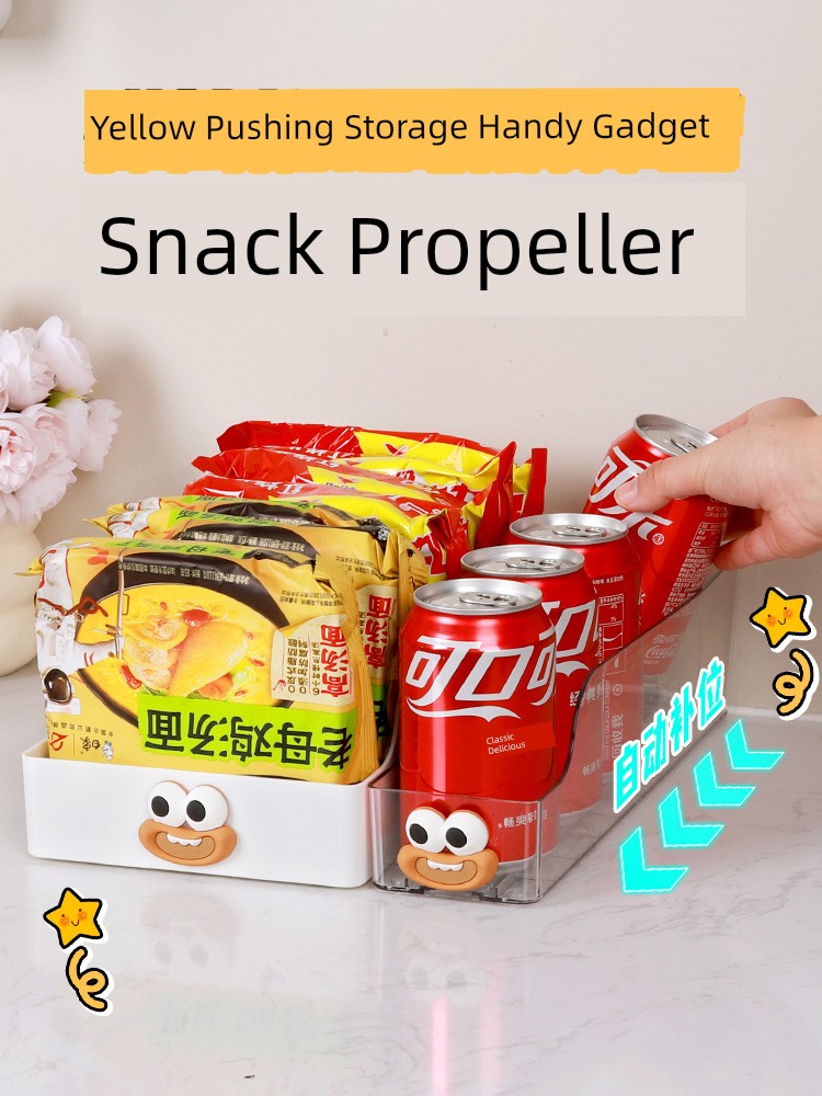 Automatic Replenishment Device Shelf Propeller Adjustable Width Supermarket Food Propeller Home Organizing Storage Artifact