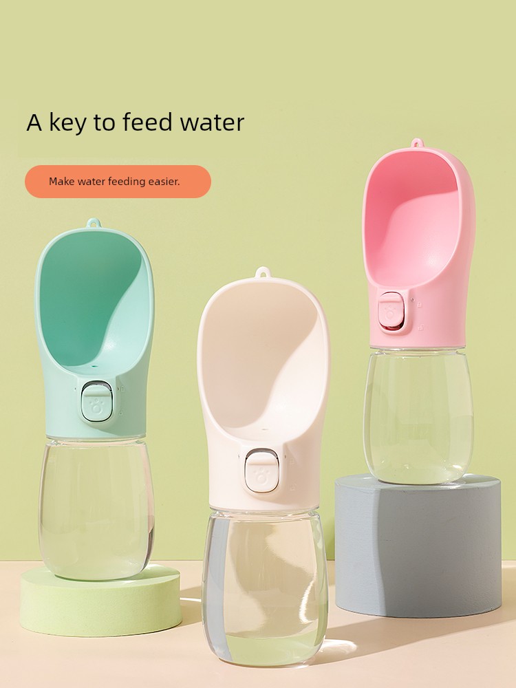 Dog Pet Outdoor Drinking Water Apparatus Portable Carry-on Cup