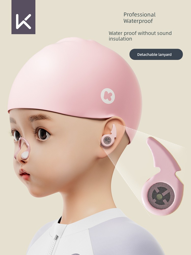 Keep Kids Professional Nasal Splint Anti-Choked Swimming Earplugs