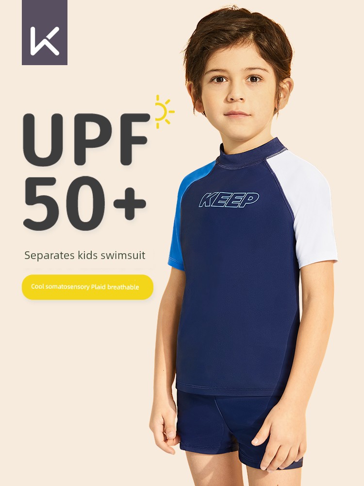 Keep Children's Swimwear Boys 2025 New Arrival Children Teens Babies Boys Separates Summer Professional Swimming Trunks Equipment