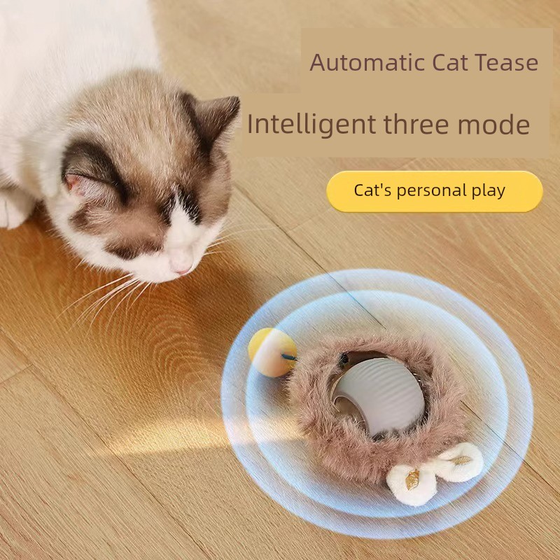 Toy Self-Hi Relieving Stuffy Consumption Electric Rolling Ball Cat