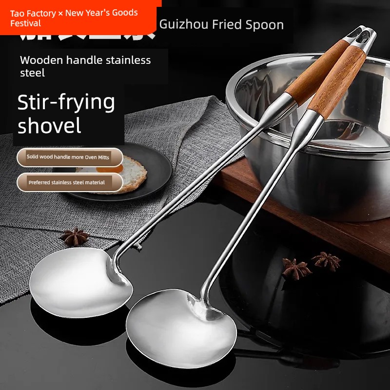 Handle Food Grade Long Oven Mitts Stainless Steel Spatula