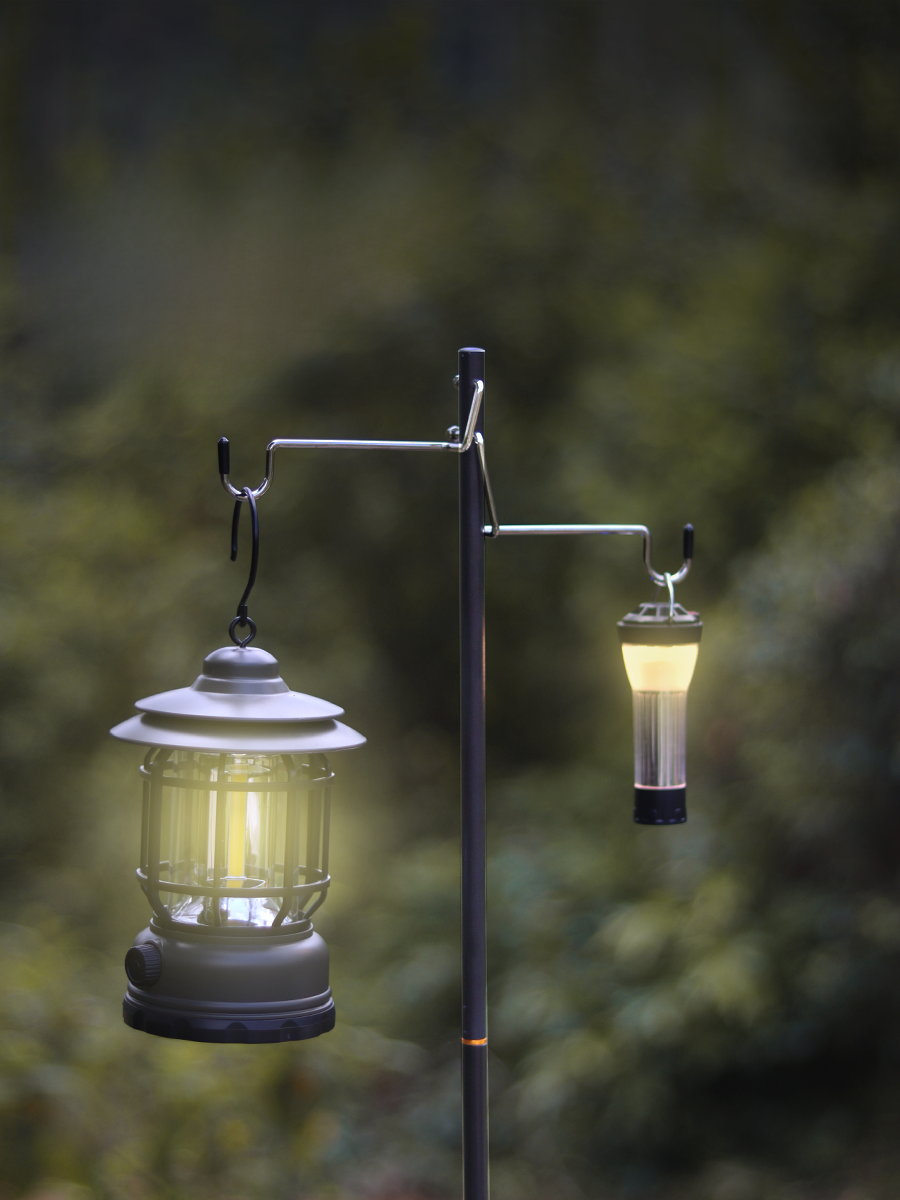 Portable Foldable Aluminum Alloy Campsite Lamp Wild Fishing Outdoor