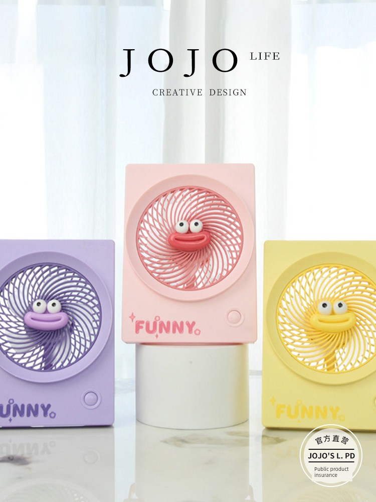 Jojo's L. Pd. River.USB Charging Portable Handheld Wind Desktop Small Fan | Big River