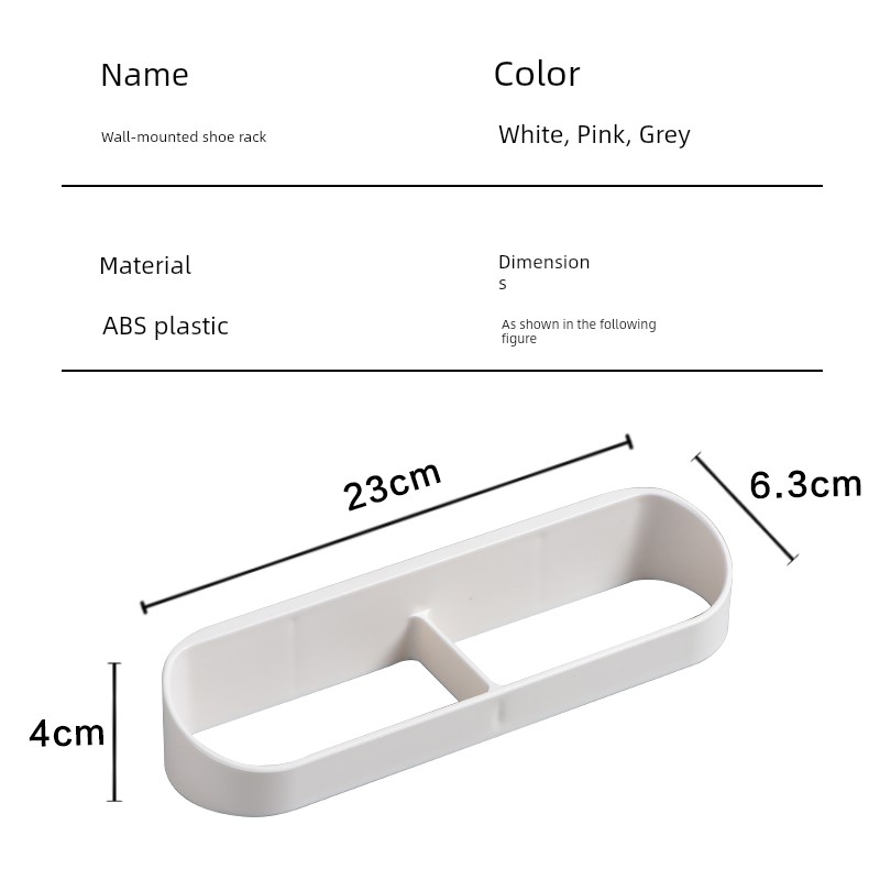 Slipper Rack Punch-Free Bathroom Storage Fantastic Draining Shoe Rack Simple Toilet Rack Wall-Mounted For Home