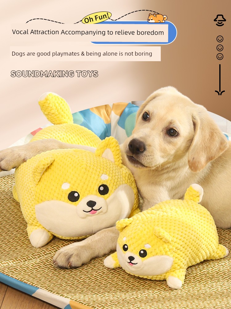 Toy Self-Hi Relieving Stuffy Corgi Medium Large Dog Dog