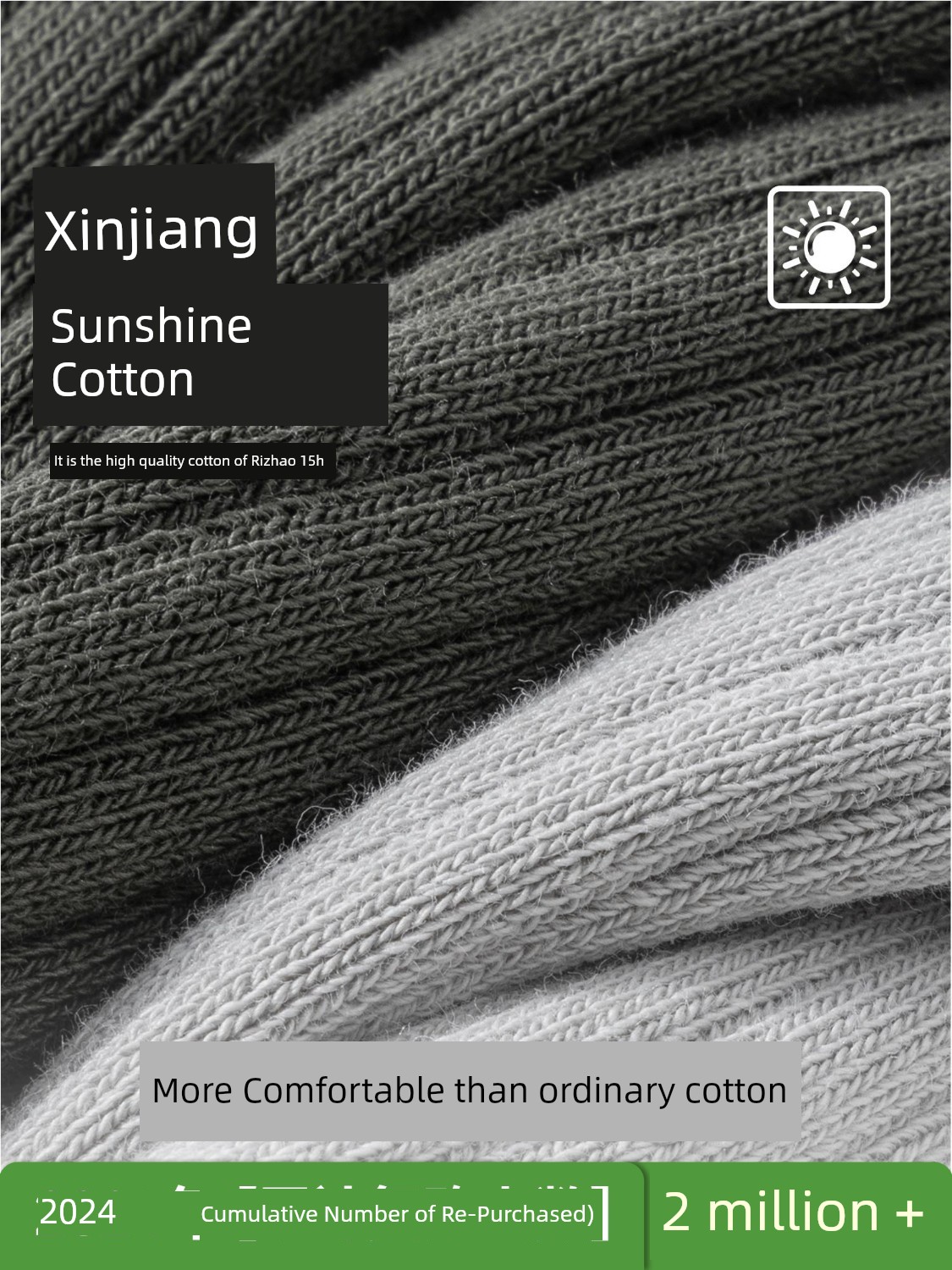 Socks Men's Spring and Autumn Tube Socks Pure Cotton Yarn No Pilling Deodorant and Sweat-Absorbing Spring & Fall Black and White Men's Cotton Socks
