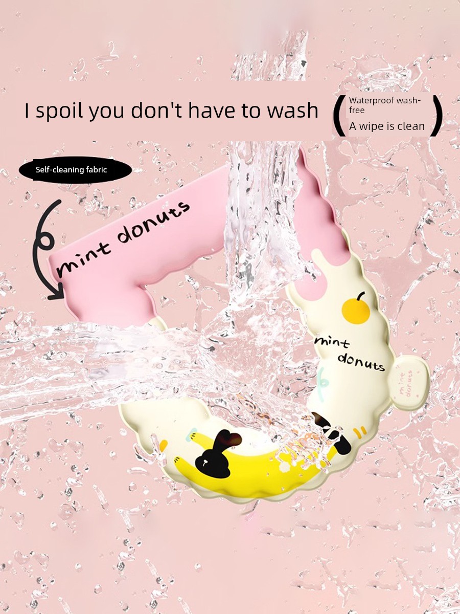 Cute Handle Waterproof Toilet Mat Eva Cushion All Year Round Neutral Domestic Toilet Toilet Trap Adhesive All-Inclusive