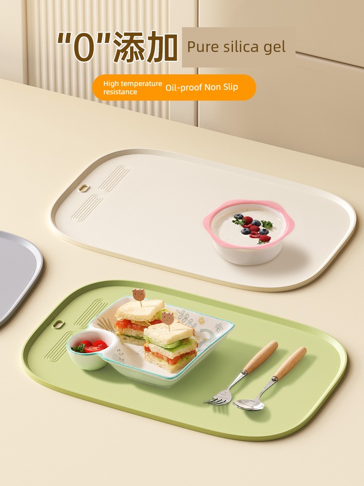Placemat Pet Cat Silica Gel Pad Primary School Student Kids Heat Proof Mat Waterproof Oil-Proof Disposable Non Slip Baby Dining Table Cushion