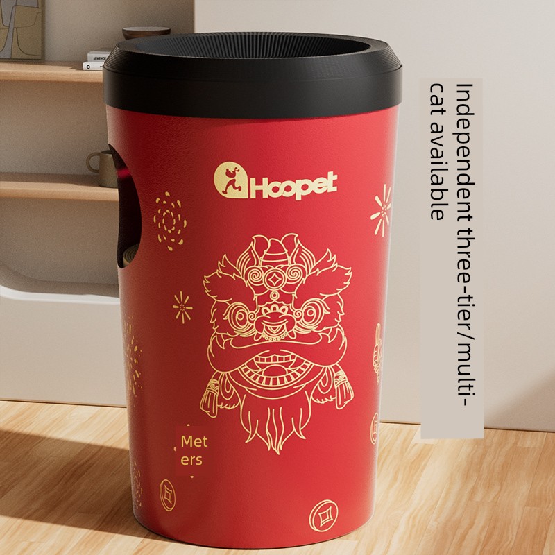 Milk Tea Cat Scratch Board Abrasion Resistant Non-Chip Double-Layer Cat Nest Integrated All Year Round Neutral Corrugated Paper Oversized Cat Supplies