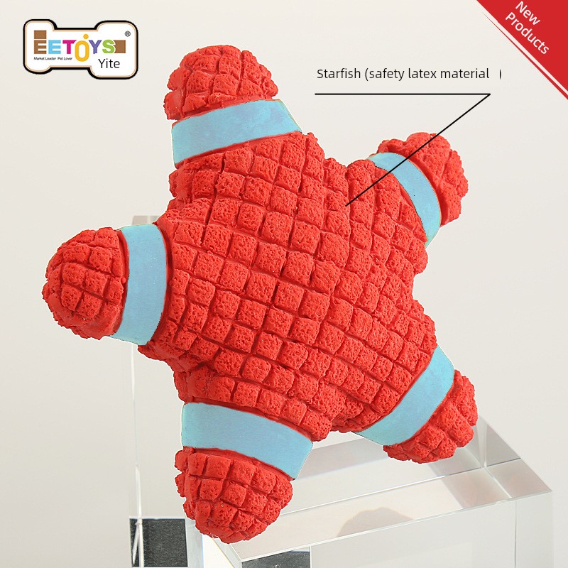 Yite Dog Toy Sound Cleaning Teeth Molar Bite-Resistant Dog Toy Puppy Teddy/Golden Retriever Puppy Pet Supplies