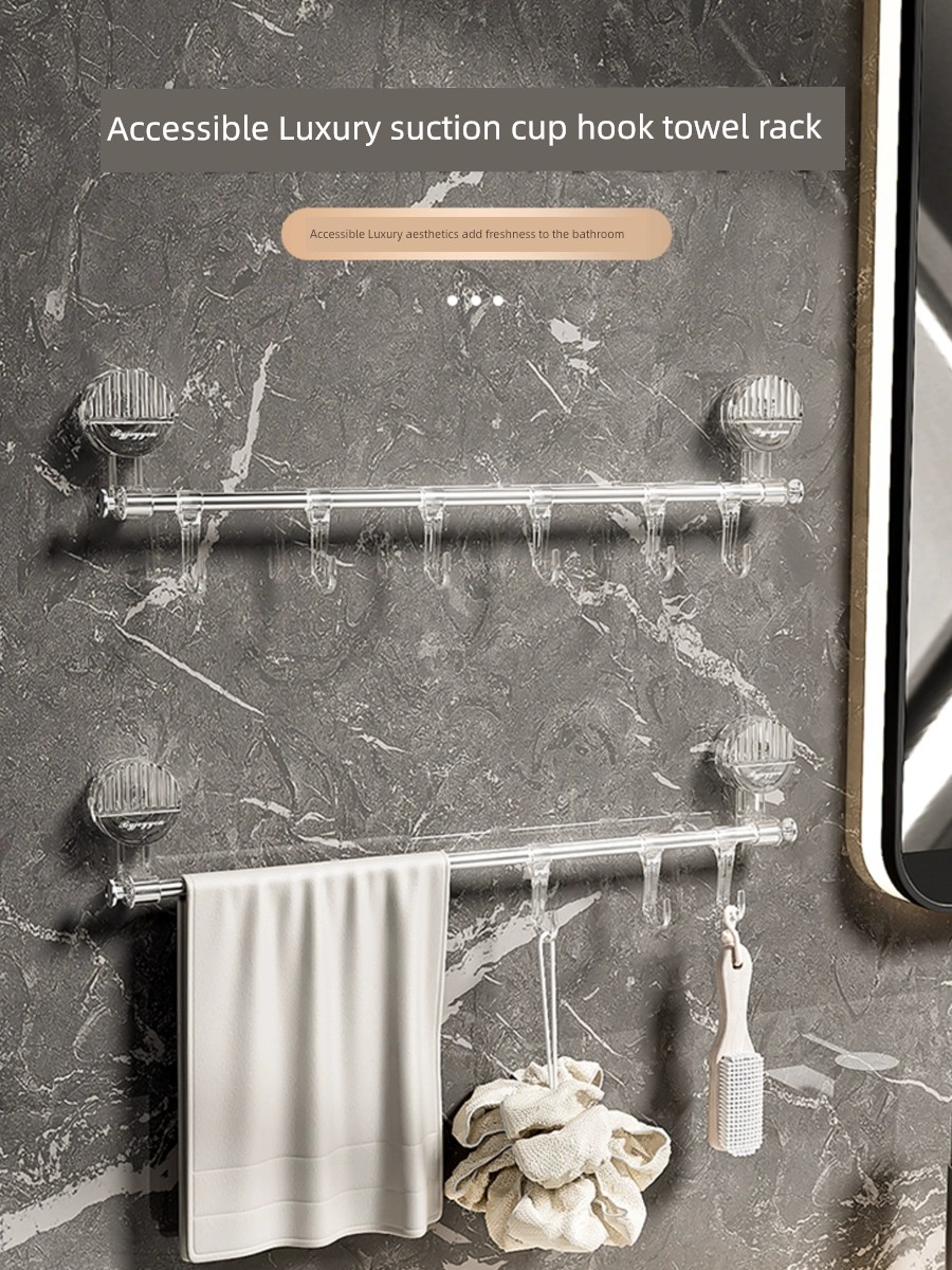 Accessible Luxury Towel Kitchen Storage Multifunctional Suction Cup Hook