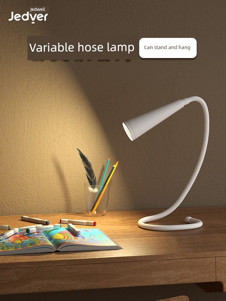 Portable Rechargeable Mini Reading Bedside Hose Table Lamp