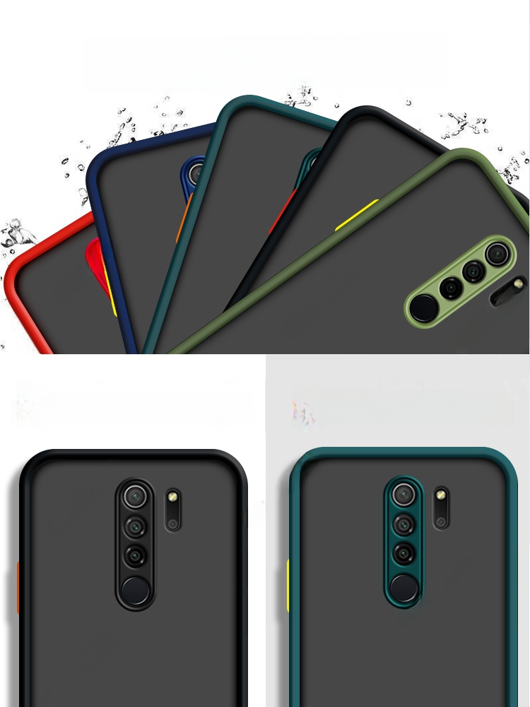 Xiaomi Silicone All-Inclusive Tempered Film Men Phone Case
