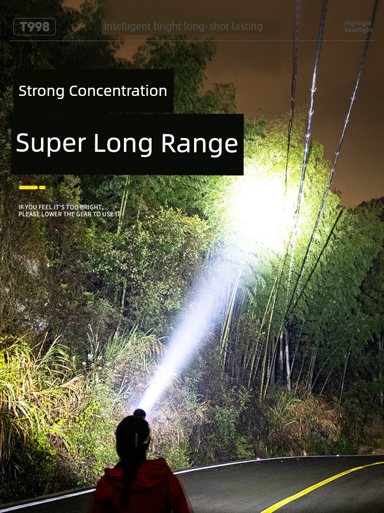 Strong Light Lighting Ultra-Long Life Battery Night Exclusive for Fishing Headlamp