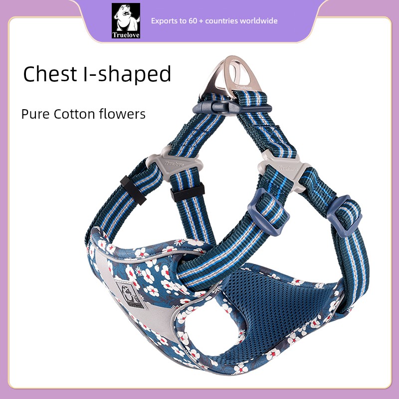 Truelove Pet Dog Hand Holding Rope Chain Dog Walking Artifact Vest Chest Strap Small, Medium and Large Dogs Supplies