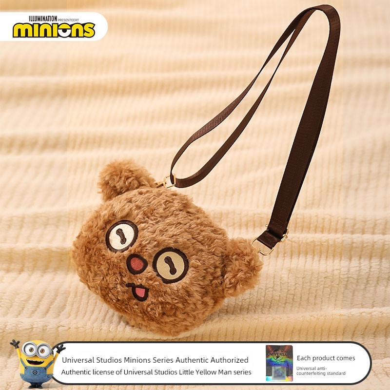 Minions Tim Bear Head Bag Muppet Golden Gradually Layer Kitten Puppy Outfitting Snack Food Lovely Bag Supplies