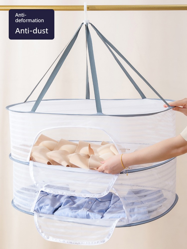 Clothes Drying Net Air Clothes Tiled Drying Mesh Bag Woolen Sweater Intimates Sweater Socks Clothes Basket Dedicated Drying Rack