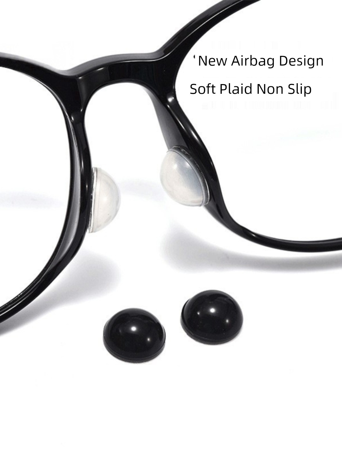 Glasses Nose Pad Nose Pads Non Slip Release Fixed Support Frame Silicone Seamless Anti-Pressure Nose Bridge Soft Airbag Nose Frame