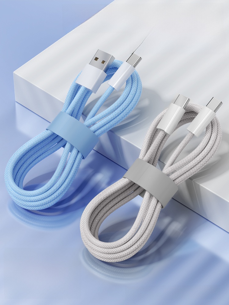 [66W Super Fast Charge] USB Type-C Cable 6A Charger BS for P20p30p40mate50 Huawei Xiaomi Vivo Glory 9/60 Android Phone Long 2 M TPC Punch