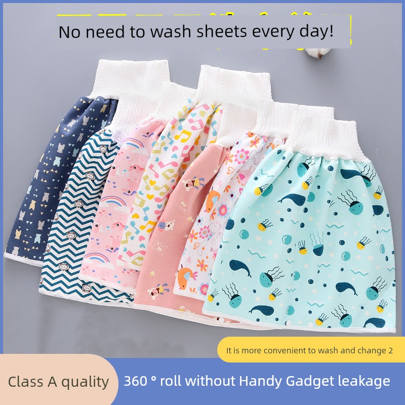 Urine Separation Handy Gadget Baby's Ring Diaper Pants Male Waterproof Skirt Female Baby Diaper Leak-Proof Urine Pad Ring Diaper Diaper Cloth