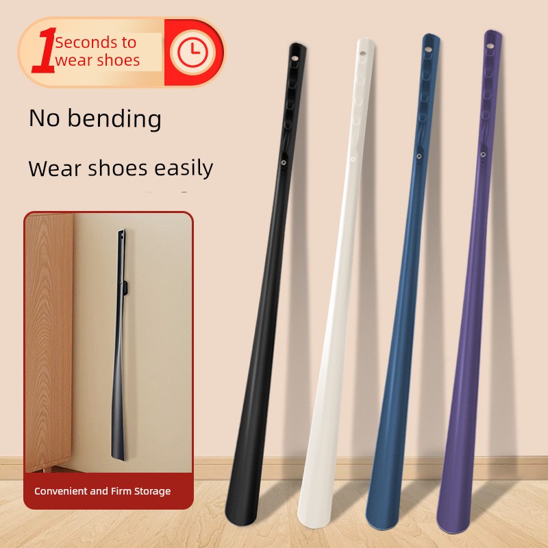 Magnetic Suction Shoehorn Long Handle Shoehorn Elderly Pregnant Women Wearing Shoes Lifting Shoes Handy Gadget Extra-Long Shoes Avoid Bending Shoe Pump Storage