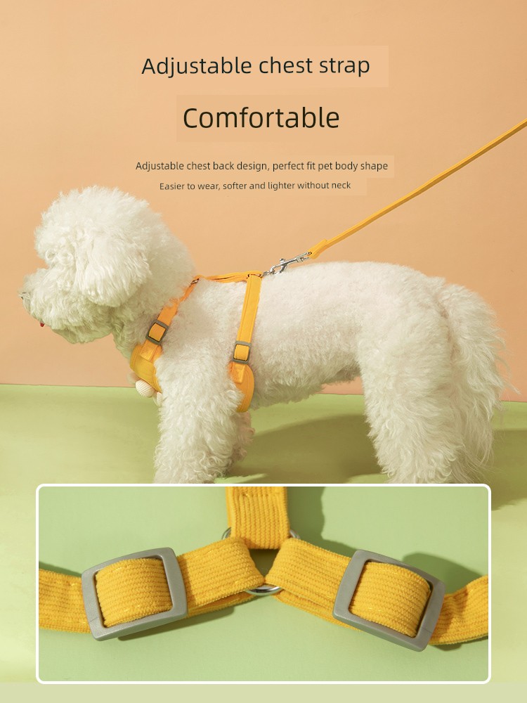 Puppy Dog Vest Teddy Bichon Pet Hand Holding Rope