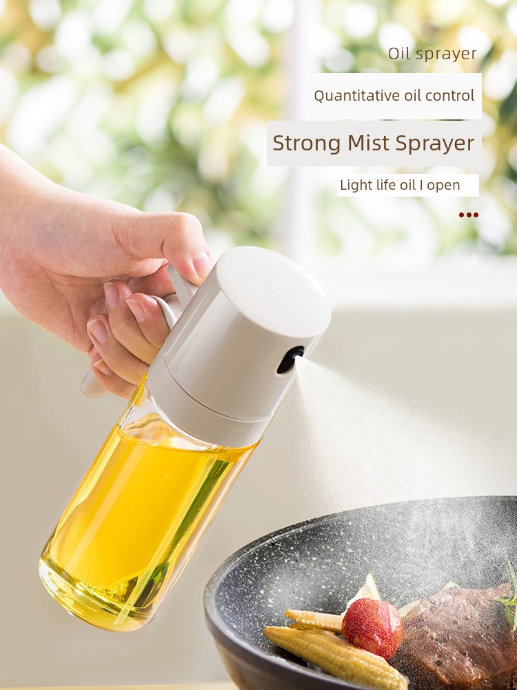 One Forgot Fuel Injector Kitchen Special Oil Bottle Non-Oil-Stick For Home Food Grade Oil Tank Glass Spray Spice Jar