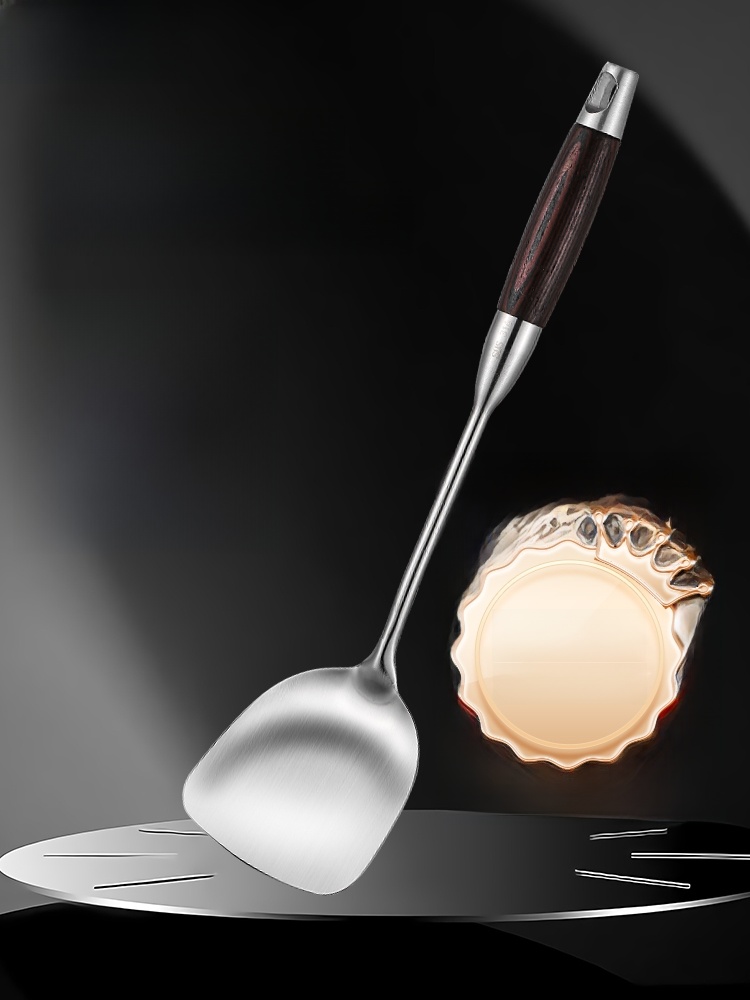 German Spatula 316 Stainless Steel Spatula Soup Spoon and Strainer Household Kitchenware Spatula Suit Iron Spatula Long