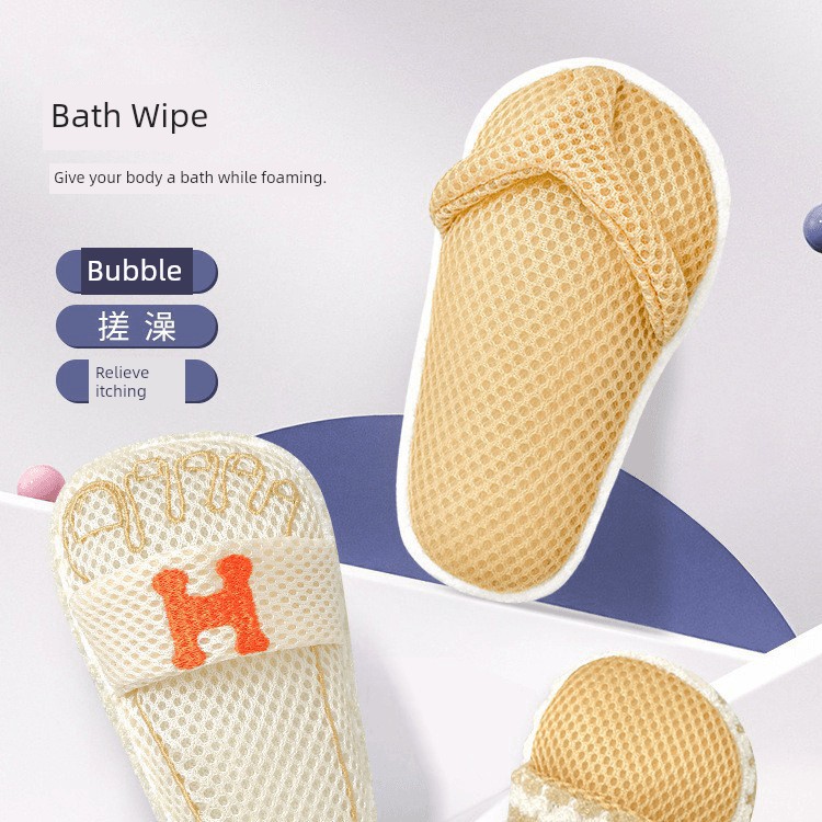 Wash Cloth Foam Rich Bath Relieving Itching Foam Dense Flip Flops Bath Towel Loofah Thickened Bubble Duoduo