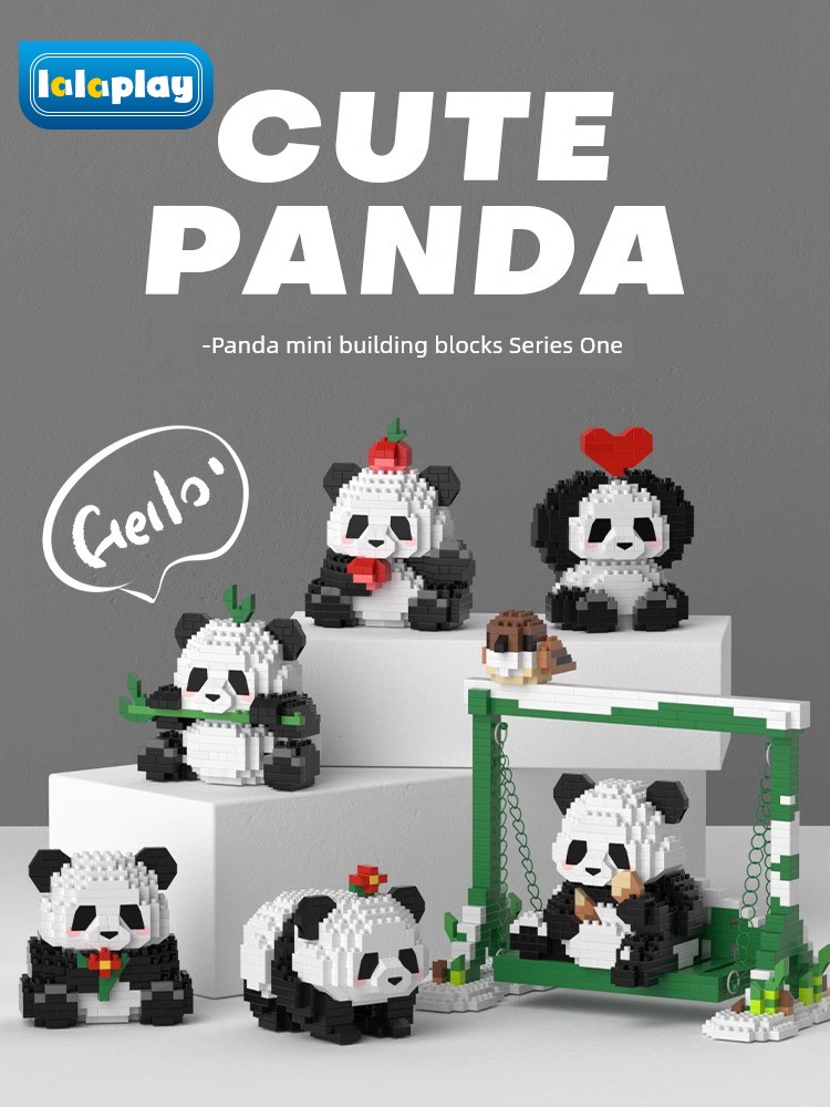 Microparticle Jigsaw Puzzle Toy Three-Dimensional Giant Panda