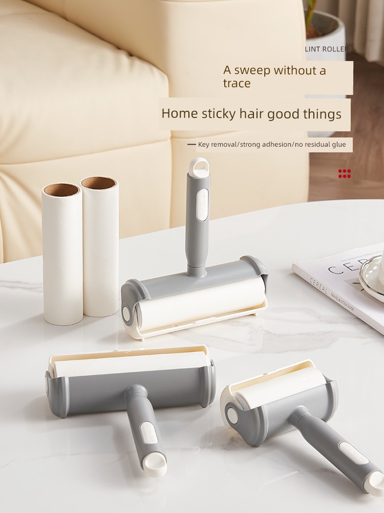 Lent Remover Roller Hair Removal Artifact Roller Brush Roll Paper Tear Paper Replacement Hair Removal Roll Hair Clothes Dust Removal Roller