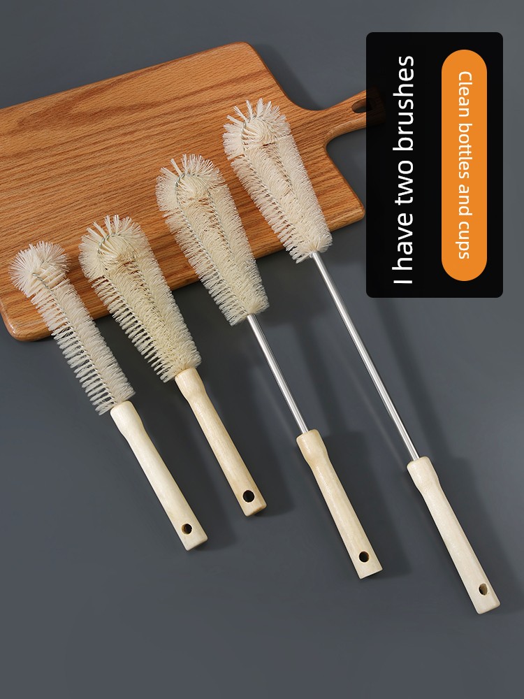 Cup Brush Baby Bottle Brush Washing Cup Brush Useful Tool Soybean Milk Cytoderm Breaking Machine Special No Dead Angle For Home Kitchen Long Handle Cleaning