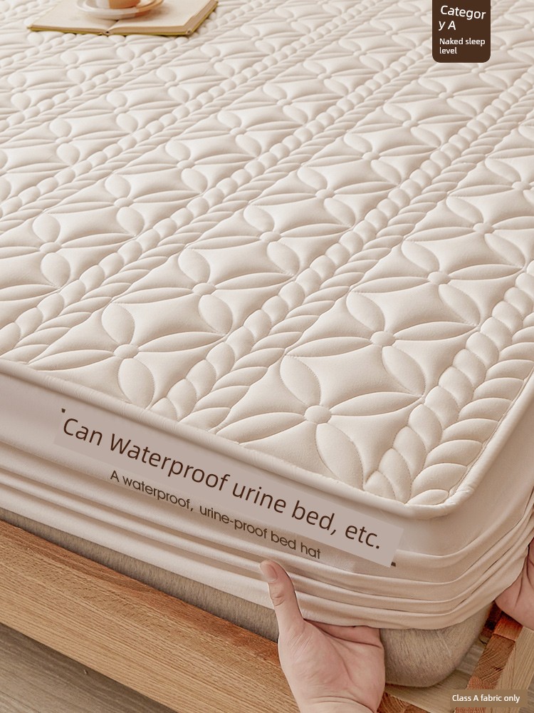 Class A Quilted Waterproof Mattress Protector Single Mattress Cover Protective Cover Simmons Bedspread Urine Pad Bedspread Cover 2025 New Arrival 3