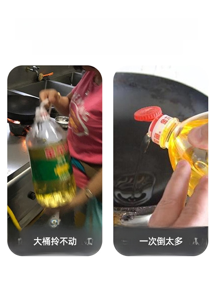 For Home Kitchen Seasoning Bottle Storage Glass Oiler