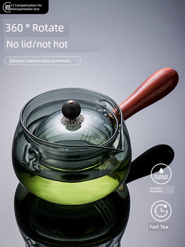 Teapot Kung Fu Tea Set Suit For Home 2024 New Arrival Citrus Tea Tea Making Artifact for a Lazy Accessible Luxury Chinese Xiaoyao Pot