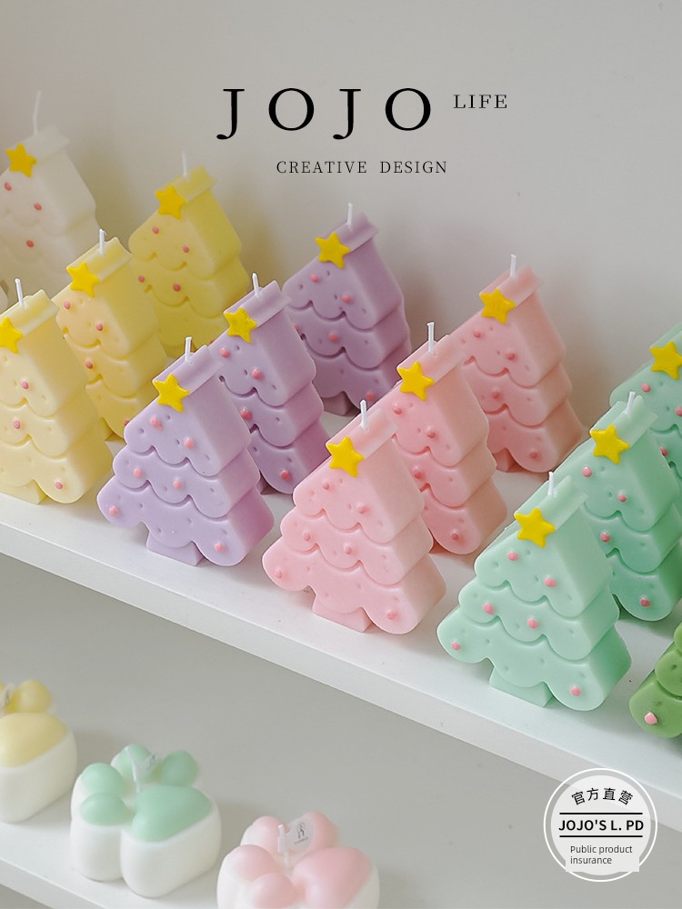 Jojo's L. Pd. Mr. Grocery. Christmas Aromatherapy Candle Fragrance Gift Gift | Haonan