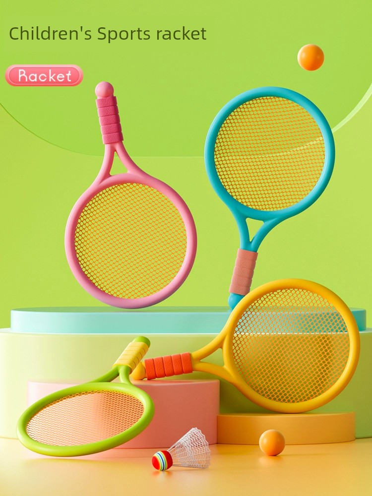 Matching Puzzle Girl Sports Training Badminton Racket