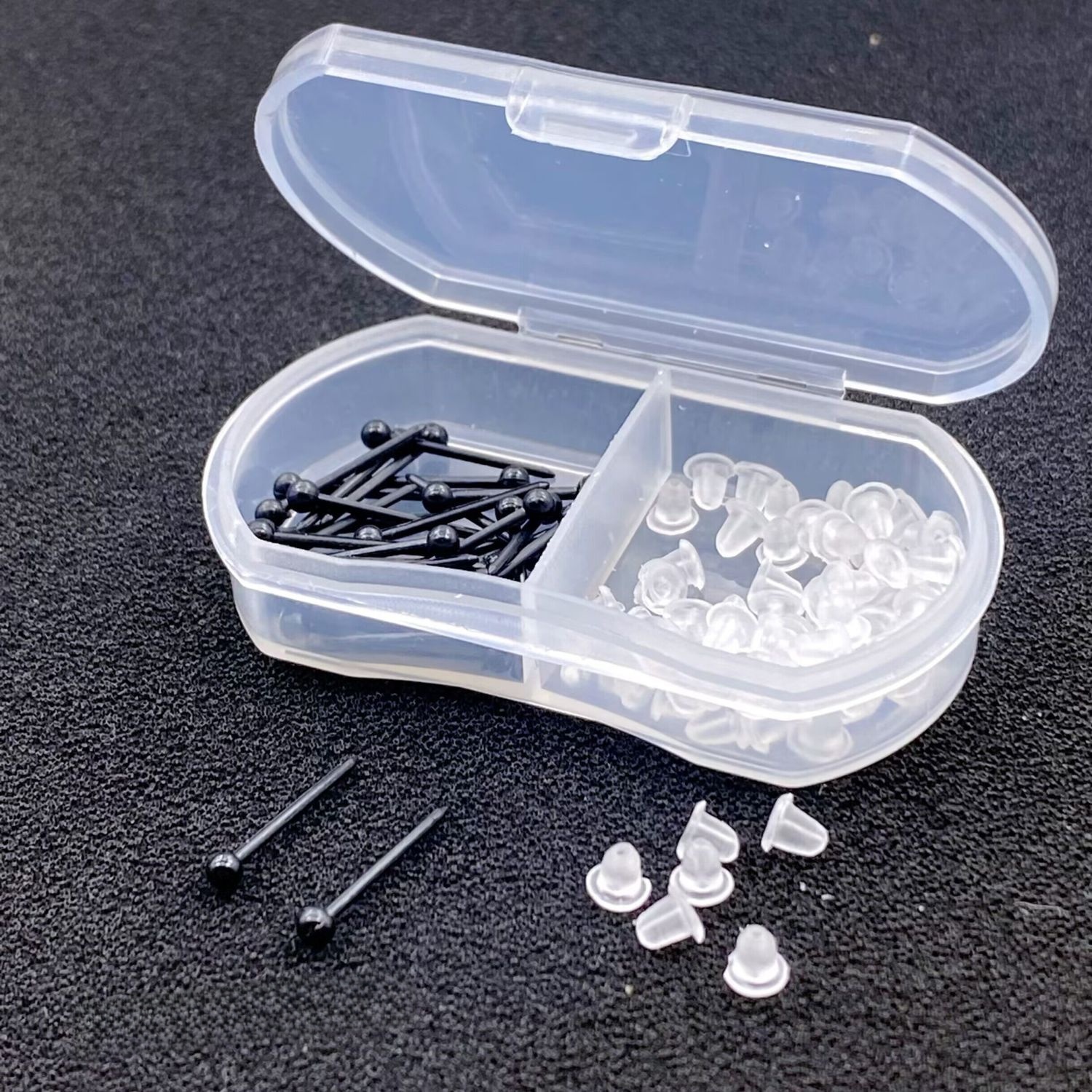 Invisible Plastic Easiest for Match Student Allergy Free Ear Sticks