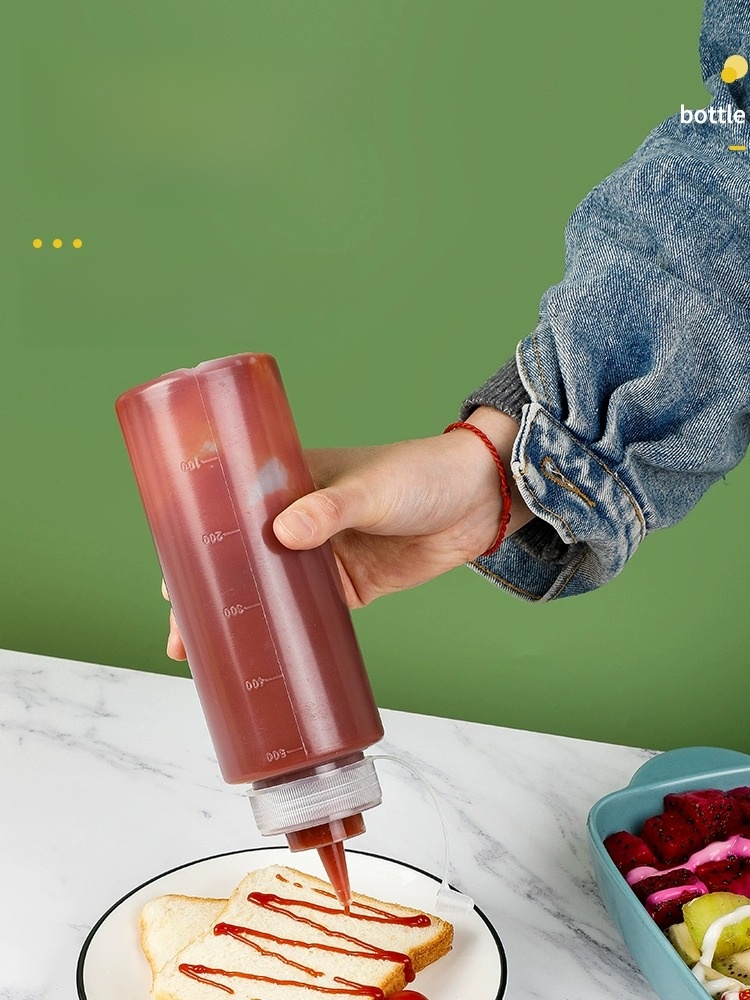 Plastic Nozzle Commercial Oiler Jam Squeeze Bottle